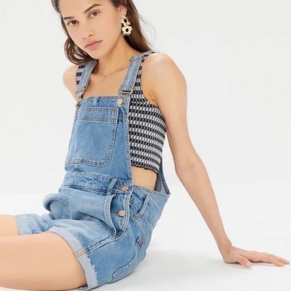 BDG Urban Outfitters Short Denim Overalls